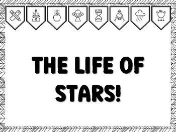 THE LIFE OF STARS! Grade 4 And 5 Science Bulletin Board Kit school ...
