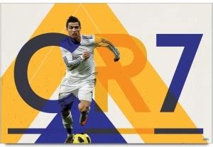 Football Legend Ronaldo Football Player Paper Print - Sports posters in ...