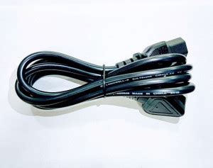 POZUB Power Cord 2 m CPU Cable 3 Pin PC Power Cable for Desktop Monitor ...