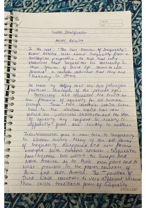 Social Stratification and Gender: Analyzing Biological and ...