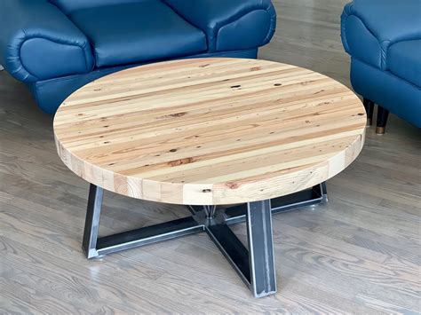 Round Wooden Coffee Table