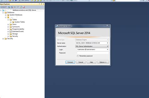 Azure SQL Connection Error 40 的图像结果