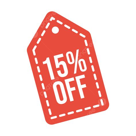 15% Off Discount PNG Transparent Images
