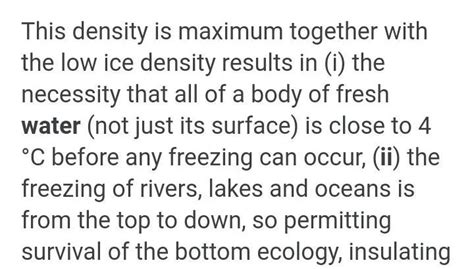 what are two advantages and two disadvantages of anomalous expansion of ...