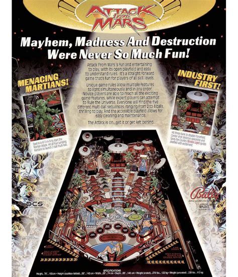 Attack From Mars – Rocky Mountain Pinball Company