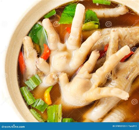 Spicy chicken leg soup stock image. Image of chinese - 37893123