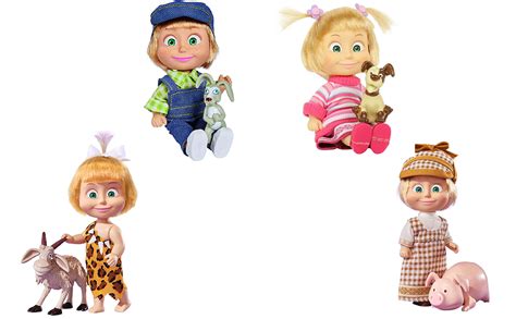 Simba Masha with Her Animal Friend Toy (Pig) : Amazon.in: Toys & Games