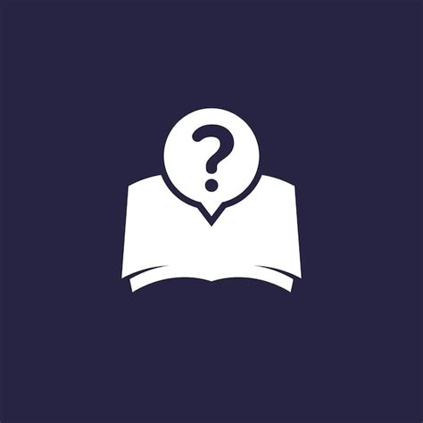 Livro manual com ícone de vetor de instruções | Vetor Premium