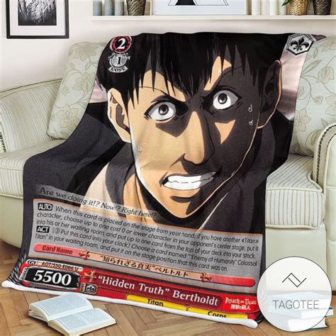 Aot Hidden Truth Bertholdt Attack On Titan Sherpa Blanket Tagotee ...