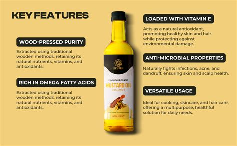 NATFARM Yellow Mustard Oil, Wood Pressed Pure & Unrefined Cooking Oil ...