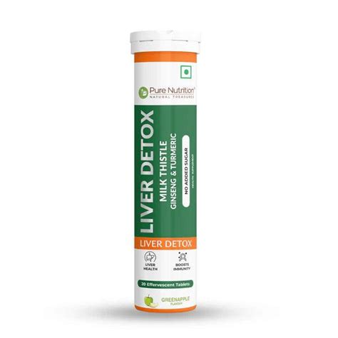 Pure Nutrition Liver Detox Effervescent Tablets at Gudhealthy– GudHealthy