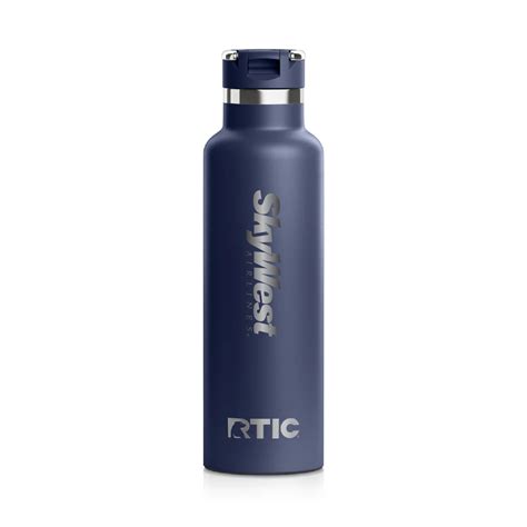 Drinkware | RTIC 20 oz. Journey Bottle - Navy | BOD-R20OZJ-NV