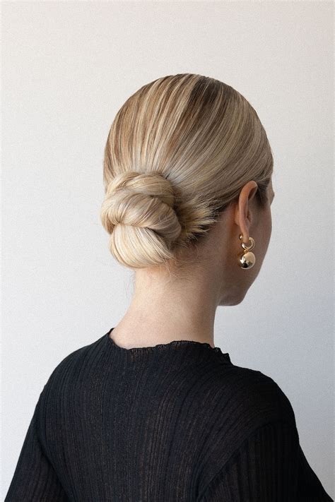 60 Second Low Bun Hairstyle - Long - Medium Hair Alex Gaboury | Bun ...