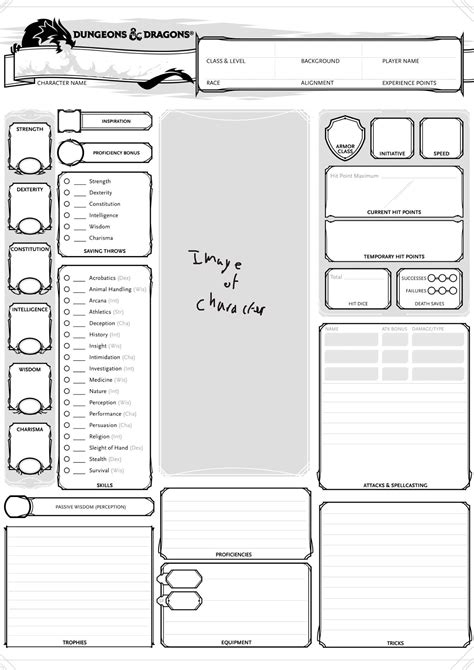 Dnd Character Sheet Template