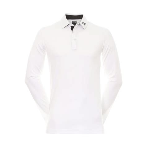 Callaway Golf Long Sleeve Performance Shirt - Bright White 100 ...