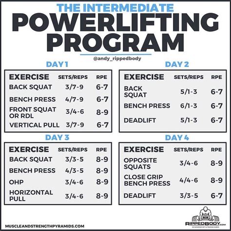Image result for Powerlifting Workout Programs