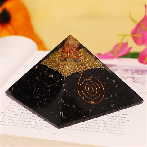 Buy Crystal Divine Black Tourmaline Crystal Pyramid Vastu for Home ...