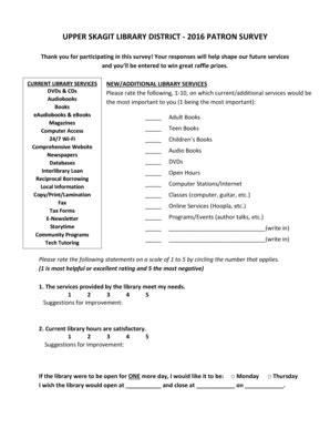 Fillable Online upperskagit lib wa UPPER SKAGIT LIBRARY DISTRICT - 2016 ...