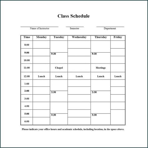 Image result for Classroom Computer Schedule Example