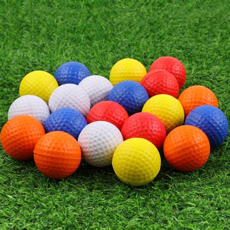 20 Pack Foam Golf Balls,41mm Foam Golf Practice Balls, Realistic Feel ...