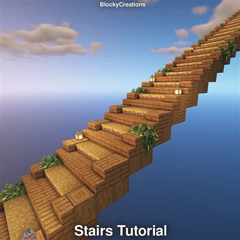 Minecraft Builds & Tutorials on Instagram: “Stairs Tutorial! By ...