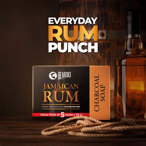 Beardo Jamaican Rum Soap (75g X 5) – Beardo India