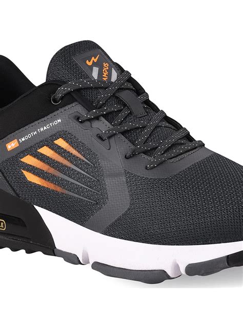 Buy Running Shoes For Men: Tormentor-Fgry-Blk | Campus Shoes