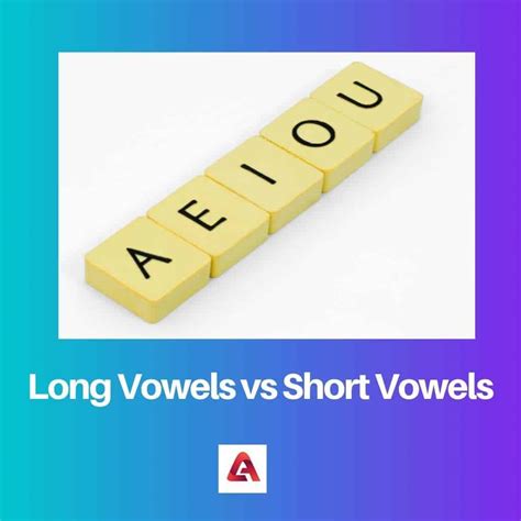 Long vs Short Vowels: Difference and Comparison