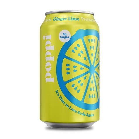 Poppi Ginger Lime Prebiotic Soda - Walmart.com
