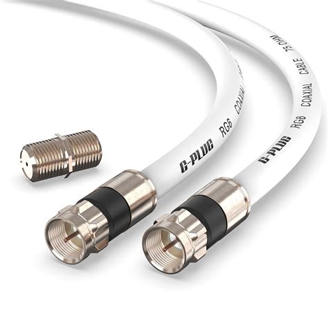 G-PLUG 75FT RG6 Coaxial Cable Connectors Set – High-Speed Internet ...
