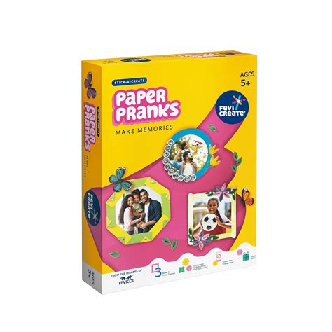 Buy Fevicreate Photo Frame Art & Craft Kit | Make 3 Photo Frames with ...