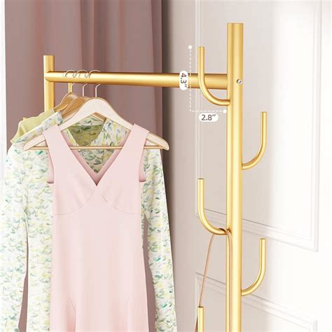 Buy Thick forest Gold Clothes Rack Gold Clothing Rack Gold Garment Rack ...