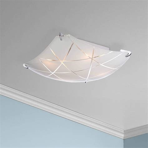 Buy Lattice Modern Close to Ceiling Light Flush Mount Fixture 16 12 ...