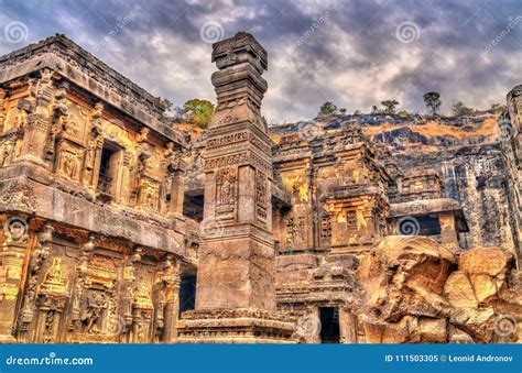 The Kailasa Temple, Cave 16 in Ellora Complex. UNESCO World Heritage ...