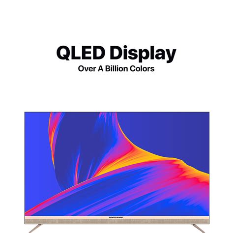 LED TV:- Power Guard 140 cm (55 inch) QLED Ultra HD (4K) Frameless Sma