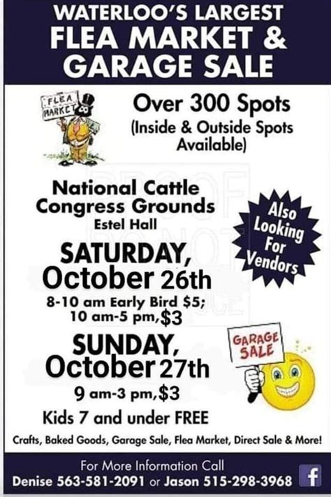 Waterloos largest flea market and Garage sale at National Cattle ...