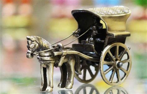 Buy Craftjunction Handcrafted Brass Antique Finish Horse Carriae ...