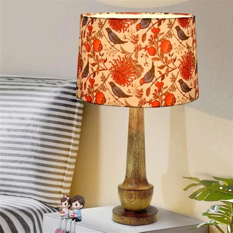 Buy HOMESAKE Wooden Table Lamp from Homesake at just INR 4700.0
