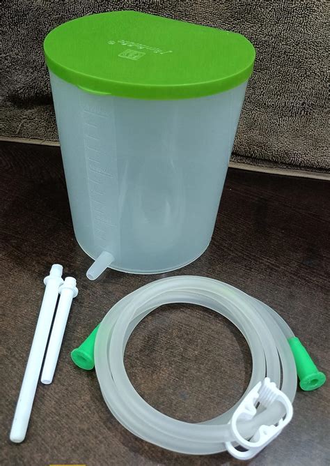 Acupressure Enema kit satvik | 1.5 Litre | Improved model enema kit for ...