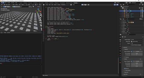 Blender Python Scripting 的图像结果