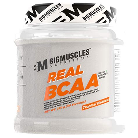 Big Muscles Real BCAA (50 Servings) | WheyProtein.in