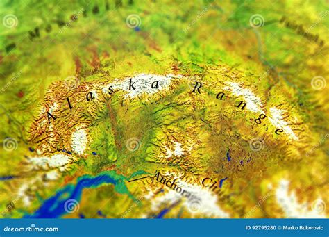 Alaskan Range Map