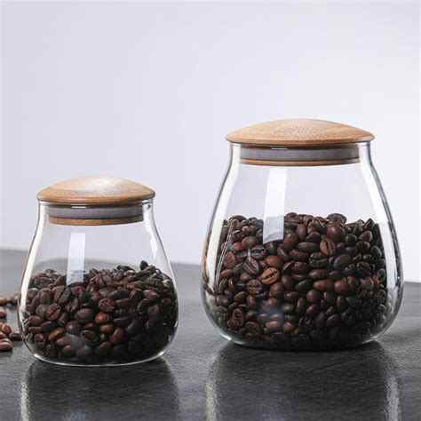 Pear Shaped Glass Jar Large