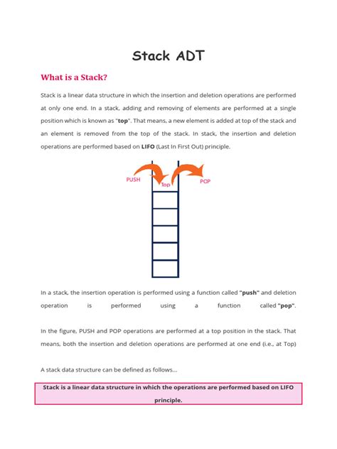 Image result for Stack ADT Java