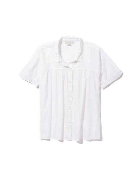 AE Short-Sleeve Button-Up Shirt