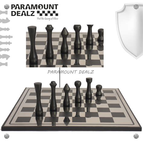 St. Petersen styled Aluminium Chess Set - Best for chess enthusiasts a