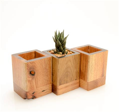 Flower Pots Planters Wood at Sally Seim blog