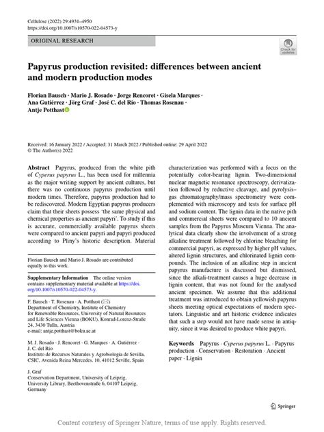 Image result for Papyrus Process