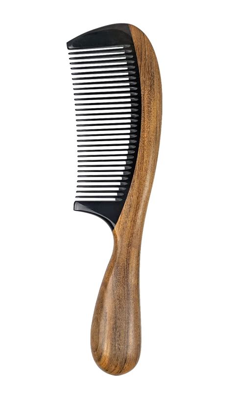 Buy Louise Maelys Fine Tooth Comb Wooden Anti-Static Small Tooth Comb ...