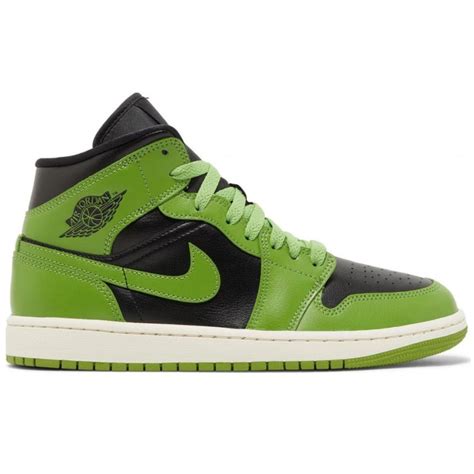 Jordan 1 Mid Black Green - BBNSUPPLY